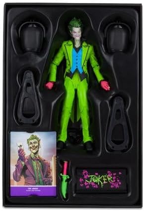 DC Multiverse The Joker Infinite Frontier Black Light Gold Label 7-Inch Action Figure - Entertainment Earth Exclusive